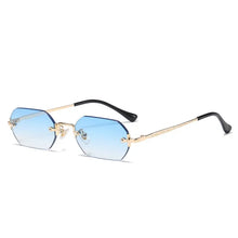Load image into Gallery viewer, Vintage Rimless Polygon Sunglasses Women Men Luxury Brand Designer Popular Travel Small Frame Sun Glasses Ladies