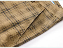 Load image into Gallery viewer, Luxury Brand Men's Stripe Plaid Casual Pants Men Army Green Four Seasons High Quality Business Trousers Men's Slim Straight Pant