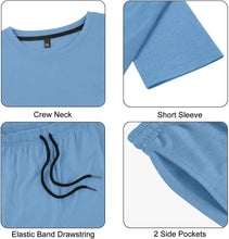 Load image into Gallery viewer, 2025 boutique men's shorts suit 2 piece clothing fashion summer casual sportswear and shorts suit