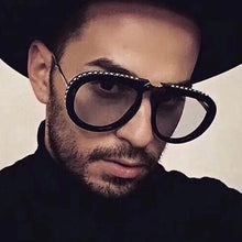 Load image into Gallery viewer, 46838 Foldable Retro Diamond Sunglasses Men Women Fashion Shades UV400 Vintage Glasses