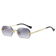 Load image into Gallery viewer, Vintage Rimless Polygon Sunglasses Women Men Luxury Brand Designer Popular Travel Small Frame Sun Glasses Ladies