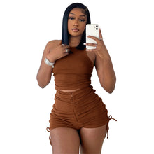 Load image into Gallery viewer, women two pieces sets summer 2 piece set women outfits sexy outfits for woman beach outfit summer shorts set 2022