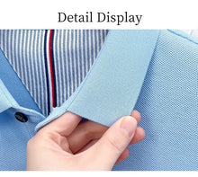 Load image into Gallery viewer, 100% pure cotton high-end brand men's short sleeve polo shirt summer fashion original pony embroidery golf Paul casual T-shirt