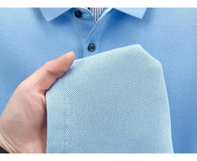 Load image into Gallery viewer, 100% pure cotton high-end brand men's short sleeve polo shirt summer fashion original pony embroidery golf Paul casual T-shirt