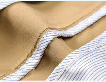 Load image into Gallery viewer, Luxury Brand Men's Stripe Plaid Casual Pants Men Army Green Four Seasons High Quality Business Trousers Men's Slim Straight Pant