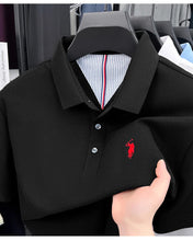 Load image into Gallery viewer, 100% pure cotton high-end brand men's short sleeve polo shirt summer fashion original pony embroidery golf Paul casual T-shirt