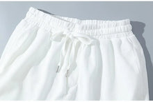 Load image into Gallery viewer, Men's summer suits, Korean-style clothing, two-piece suits, men's shirts, sportswear, jogging attire, checked-pattern T-shirts +