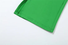 Load image into Gallery viewer, Fitness Jogging Suit Set Women Fall Casual Crop Top Folds Tees + Drawstring Wide-Leg Tracksuits Set Fitness Tracksuits Two Piece