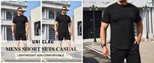 Load image into Gallery viewer, 2025 boutique men's shorts suit 2 piece clothing fashion summer casual sportswear and shorts suit