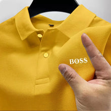Load image into Gallery viewer, Men's Short Sleeve Polo Shirt, Quick Dry, Breathable, Casual, Stylish, Business, Sports, Summer, High, New, 2025