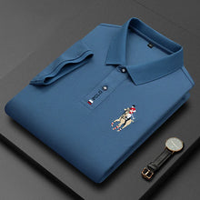 Load image into Gallery viewer, Paul Brand Genuine T-shirt Men's Short Sleeved Polo Shirt Summer High-end Embroidery Lapel T-shirt Trend
