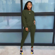 Load image into Gallery viewer, two piece set women 2 piece set stacked leggings clothes for women outfits stacked pants tracksuit female fall clothes