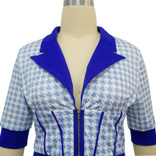 Load image into Gallery viewer, Women Two Piece Sets Outfits Elegant Tweed Slim Shorts Short Coat Tops Lady Clothes Formal Business Office Work Suits