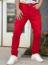 Load image into Gallery viewer, New Men's Denim Pants for 2025 Casual and Versatile Straight Fit with Waist Tuck Available in Multiple Fashionable Colors