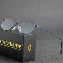 Load image into Gallery viewer, Caterside New Retro Small Frame Sunglasses Men's Polygonal Lenses Sun Glasses Women Business Travel Party Eyewear Summer Style