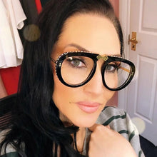 Load image into Gallery viewer, 46838 Foldable Retro Diamond Sunglasses Men Women Fashion Shades UV400 Vintage Glasses