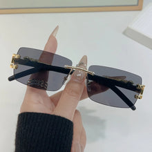 Load image into Gallery viewer, 1 PC Fashionable Women Men Sunglasses Frameless Rectangular Personalized Sunglasses for Daily Life Vintage Sun Glasses