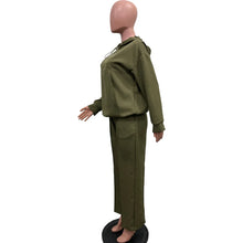 Load image into Gallery viewer, CM.YAYA Long Sleeve Women Set Loose Long Sleeve Hoodies Pant Suits 2024 Spring 2 Two Piece Sets Sporty Tracksuits Street Outfits