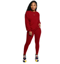 Load image into Gallery viewer, two piece set women 2 piece set stacked leggings clothes for women outfits stacked pants tracksuit female fall clothes