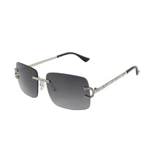 Load image into Gallery viewer, Fashion Rimless Square Sunglasses Vintage Diamond Brand Design Cut Lens Sun Glasses Men Women Metal Frame Luxury UV400 Eyewear