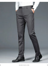 Load image into Gallery viewer, 5 Colors Men's Business Casual Pants Autumn New Anti-wrinkle Stretch Straight Soft Trousers Fashion Formal Male Clothing