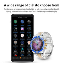 Load image into Gallery viewer, AW12 Smart Watch Men Bluetooth Call Message Display Custom Dial Heart Rate Blood Pressure Sports LED Noctilucent Smartwatch AW13