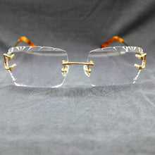 Load image into Gallery viewer, Rimless Sunglasses Men Carter Luxury Designer Vintage Sun Glasses Square Diamond Cut Fashion Shades Eyewear Gafas De Sol