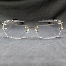 Load image into Gallery viewer, Rimless Sunglasses Men Carter Luxury Designer Vintage Sun Glasses Square Diamond Cut Fashion Shades Eyewear Gafas De Sol