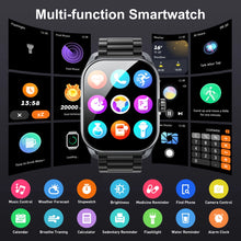Load image into Gallery viewer, Karchilor 2024 Smart Watches For Men 2.01-inch curved screen Bluetooth call IP68 sports and fitness waterproof smartwatch

