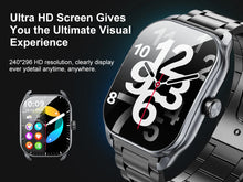 Load image into Gallery viewer, Karchilor 2024 Smart Watches For Men 2.01-inch curved screen Bluetooth call IP68 sports and fitness waterproof smartwatch
