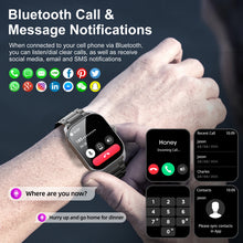 Load image into Gallery viewer, Karchilor 2024 Smart Watches For Men 2.01-inch curved screen Bluetooth call IP68 sports and fitness waterproof smartwatch
