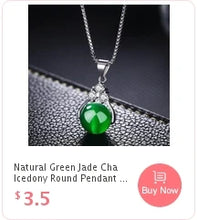 Load image into Gallery viewer, Green Jade Ring Gifts Fashion Men Charm Gemstone Crystal Women Jewelry Zircon 925 Silver Amulet Chalcedony Natural
