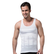 Load image into Gallery viewer, Men&#39;s Compression Body Shaper Tank Top, Slimming Vest Abs Abdomen Slim Gym Workout Tummy Control Compression Tank Top Shapewear
