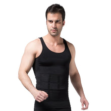 Load image into Gallery viewer, Men&#39;s Compression Body Shaper Tank Top, Slimming Vest Abs Abdomen Slim Gym Workout Tummy Control Compression Tank Top Shapewear

