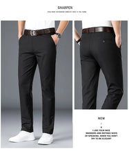 Load image into Gallery viewer, 2024 Men&#39;s Spring Summer Fashion Business Casual Long Pants Suit Pants Male Elastic Straight Formal Trousers Plus Big Size 30-40
