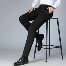 Load image into Gallery viewer, DILEMO Trousers Non-ironing Wrinkle Free New Brand Casual Elastic Long Men Pants Business Straight Fashion Men&#39;s Clothing
