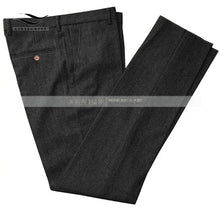 Load image into Gallery viewer, Classic mens pants Tweed Herringbone pants men dress pants Casual suit Trousers for wedding party Tailored Fit Brown Pants
