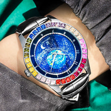 Load image into Gallery viewer, 2024 New Arrival Celestial Star Watch Men Pure Mechanical Watch Automatic Cut Out Waterproof Watch Wormhole Rainbow Spring
