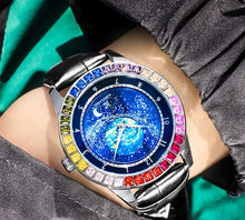 Load image into Gallery viewer, 2024 New Arrival Celestial Star Watch Men Pure Mechanical Watch Automatic Cut Out Waterproof Watch Wormhole Rainbow Spring
