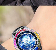 Load image into Gallery viewer, 2024 New Arrival Celestial Star Watch Men Pure Mechanical Watch Automatic Cut Out Waterproof Watch Wormhole Rainbow Spring
