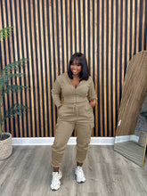 Load image into Gallery viewer, CM.YAYA Fashion Women&#39;s Set Long Sleeve Zipper Fly Hoodies and Jogger Cargo Pants 2023 Active Two 2 Piece Sets Outfit Tracksuit
