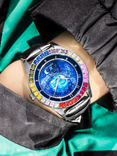 Load image into Gallery viewer, 2024 New Arrival Celestial Star Watch Men Pure Mechanical Watch Automatic Cut Out Waterproof Watch Wormhole Rainbow Spring
