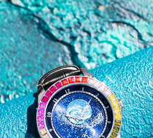 Load image into Gallery viewer, 2024 New Arrival Celestial Star Watch Men Pure Mechanical Watch Automatic Cut Out Waterproof Watch Wormhole Rainbow Spring
