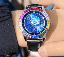Load image into Gallery viewer, 2024 New Arrival Celestial Star Watch Men Pure Mechanical Watch Automatic Cut Out Waterproof Watch Wormhole Rainbow Spring
