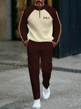 Load image into Gallery viewer, 2025 New 3D Printed Half Zipper Men Long Sleeve Long Pants Set Zipper Closure Comfortable Fit Fashion Casual Outfit
