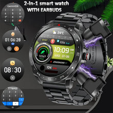 Load image into Gallery viewer, New T95 Smart Watch TWS 2-in-1 Bluetooth Earphones With Built-in Speaker HIFI 9D Sound Quality Health And Exercise Monitoring
