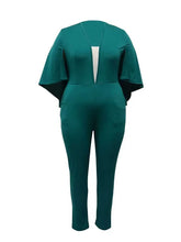 Load image into Gallery viewer, Jumpsuits for Women Autumn Batwing Sleeves Jumpsuit Ladies Elegant Office Formal Plus Size Sexy Jumpsuit Wholesale Dropshipping
