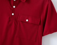 Load image into Gallery viewer, Summer Men Short-sleeved Suit fashionpocket  Sportswear Short-sleeved Shirt trousers Two-piece Mensuit S-XXXL
