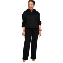 Load image into Gallery viewer, CM.YAYA Long Sleeve Women Set Loose Long Sleeve Hoodies Pant Suits 2024 Spring 2 Two Piece Sets Sporty Tracksuits Street Outfits
