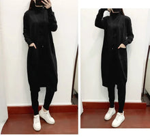 Load image into Gallery viewer, Fashion Women Sweater 3 Piece Set Tracksuit Spring Autumn Long Cardigan Coat + Half Turtleneck Vest + Pants Knitted Suits Outfit
